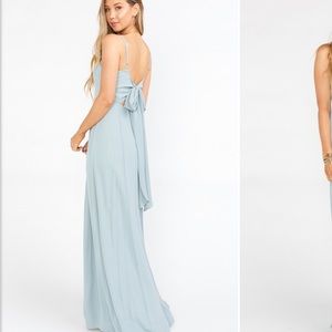 Show me your mumu Lauren Tie Maxi Dress NWT